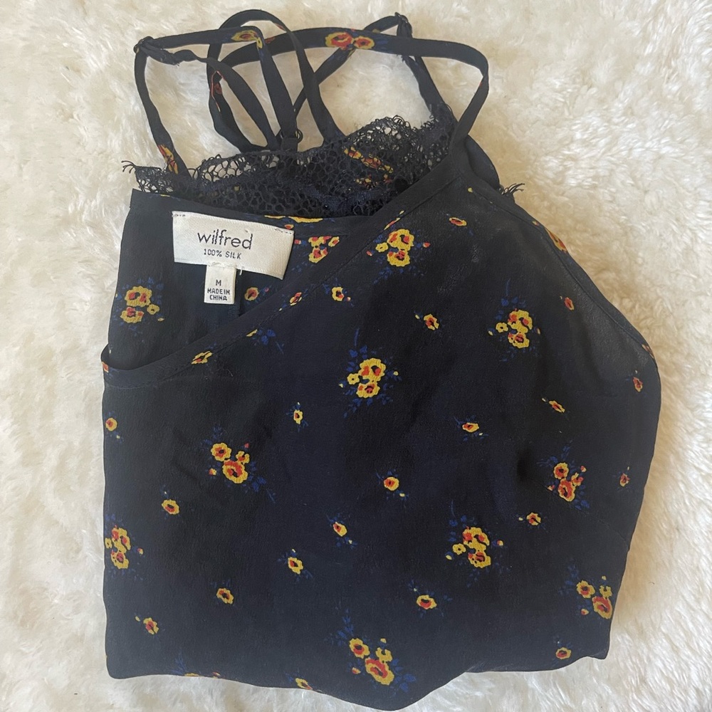 Wilfred 100% silk tank
